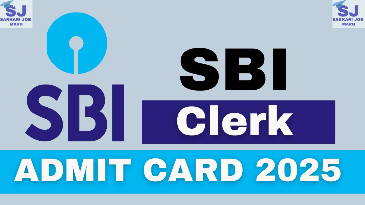 sbi clerk admit card 2025