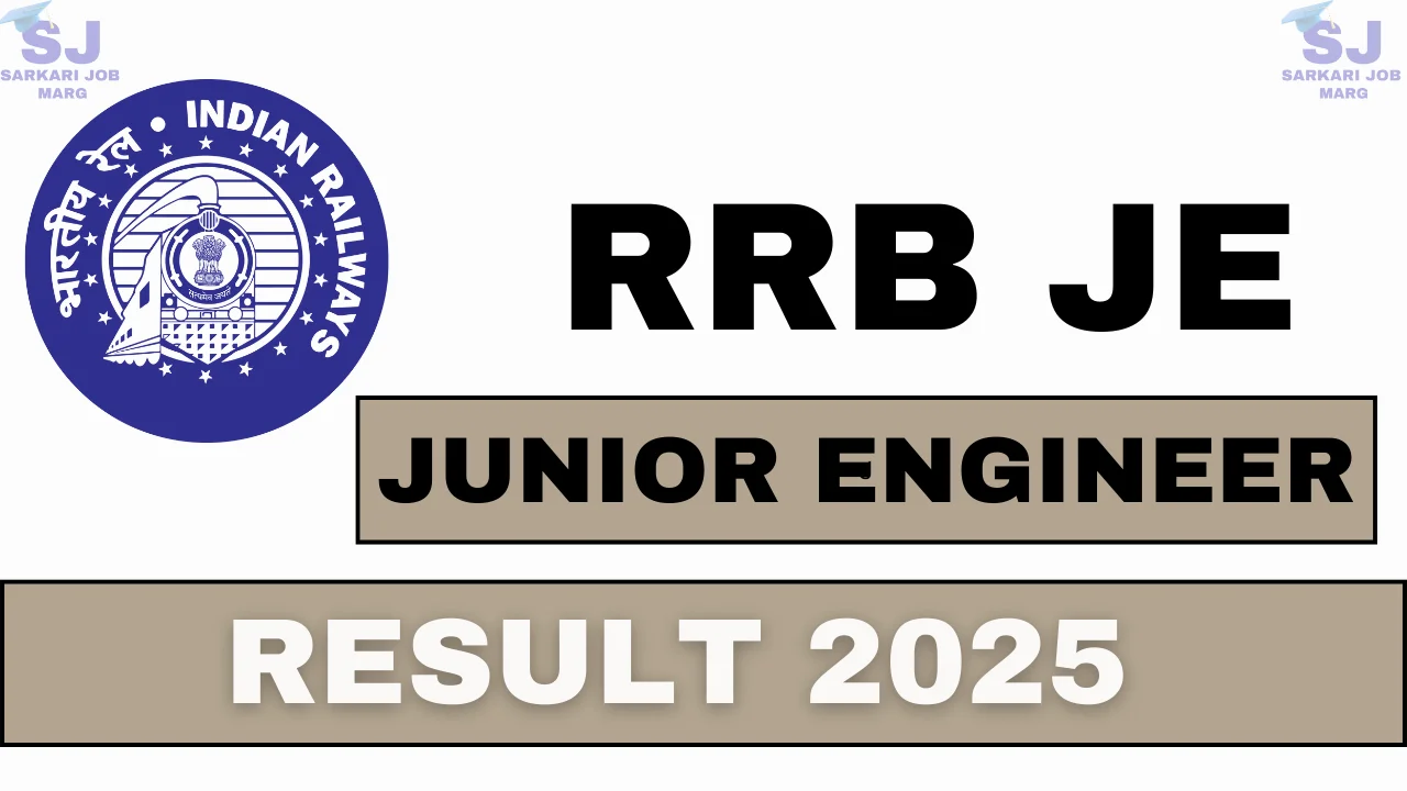 RRB JE Result 2025 1