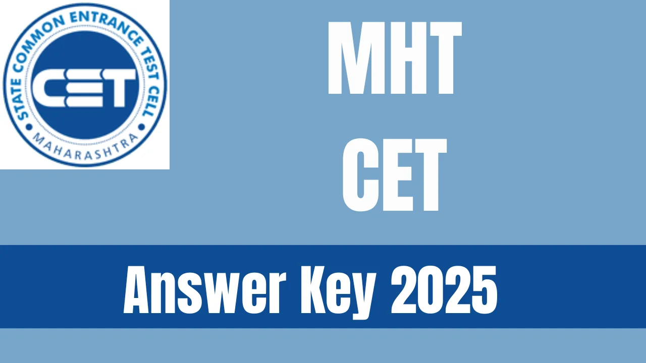 MHT CET Answer Key 2025