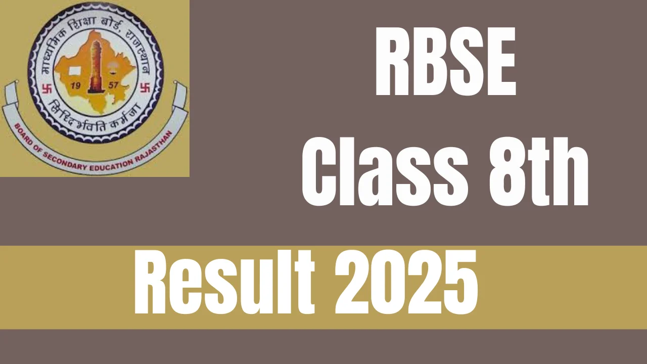 RBSE Class 8th Result 2025