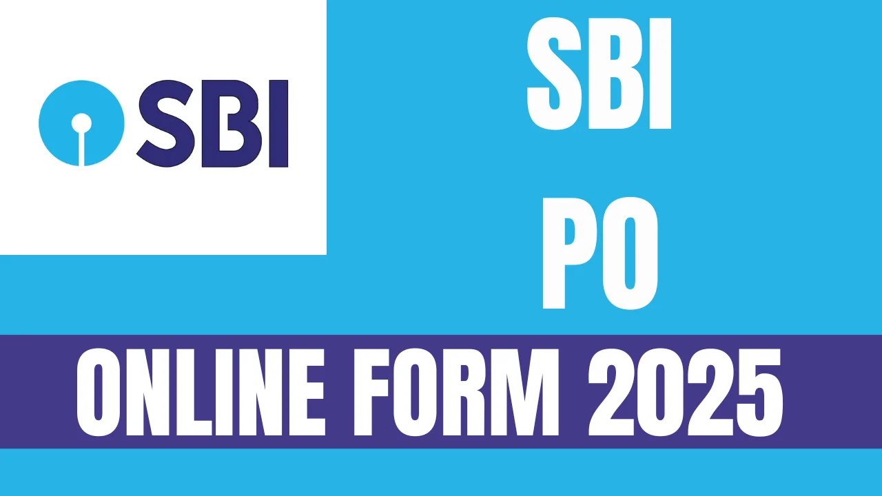 SBI PO Online Form 2025