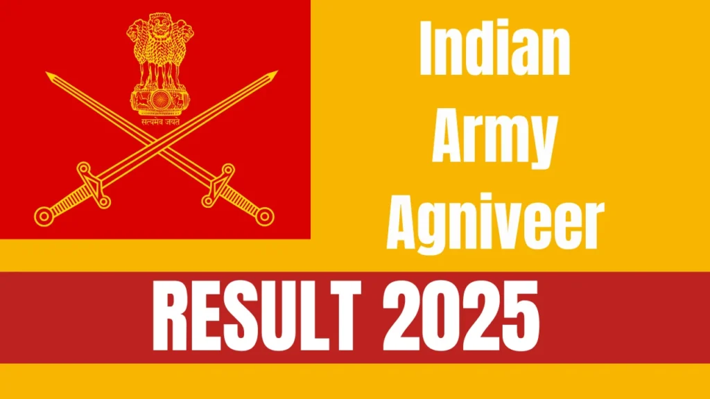 Indian Army Agniveer Result 2025
