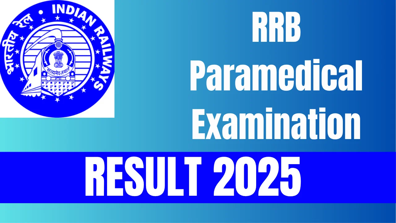 RRB Paramedical Result 2025