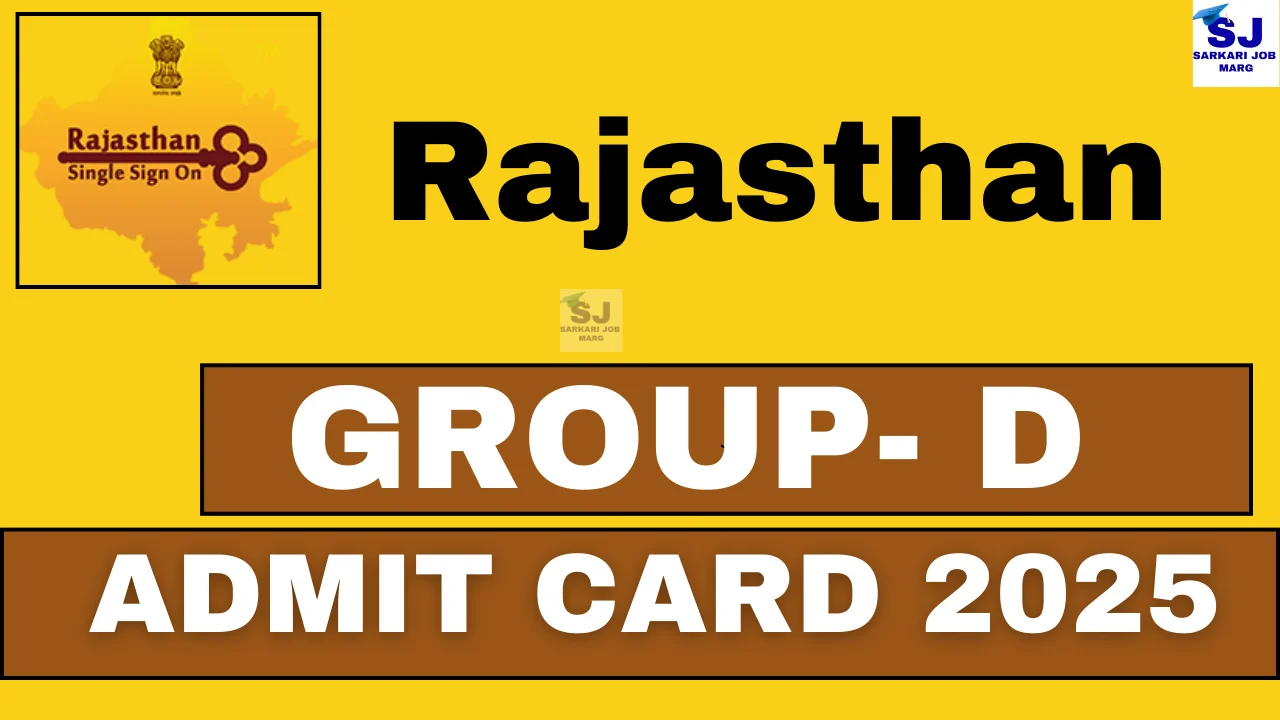 Rajasthan Group D Admit Card 2025