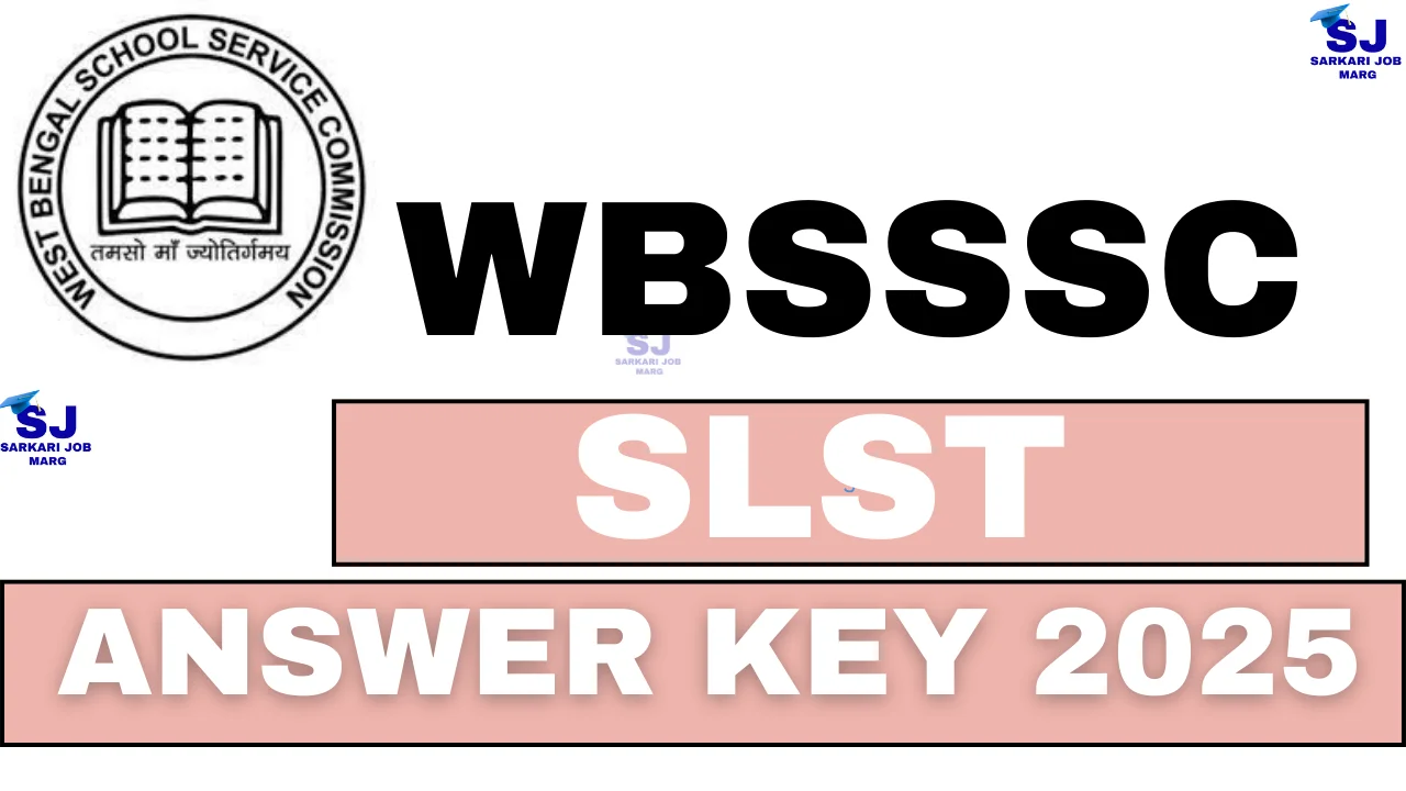 WBSSSC SLST Answer Key 2025