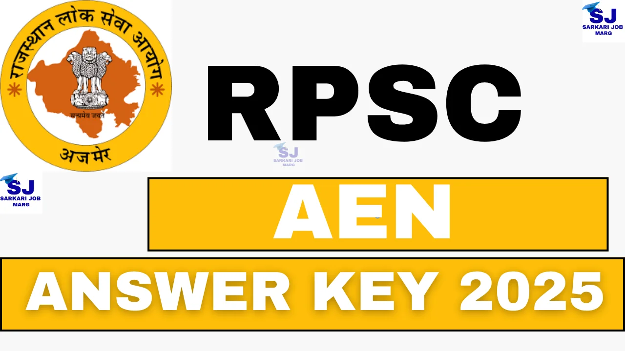 RPSC AE Answer Key 2025