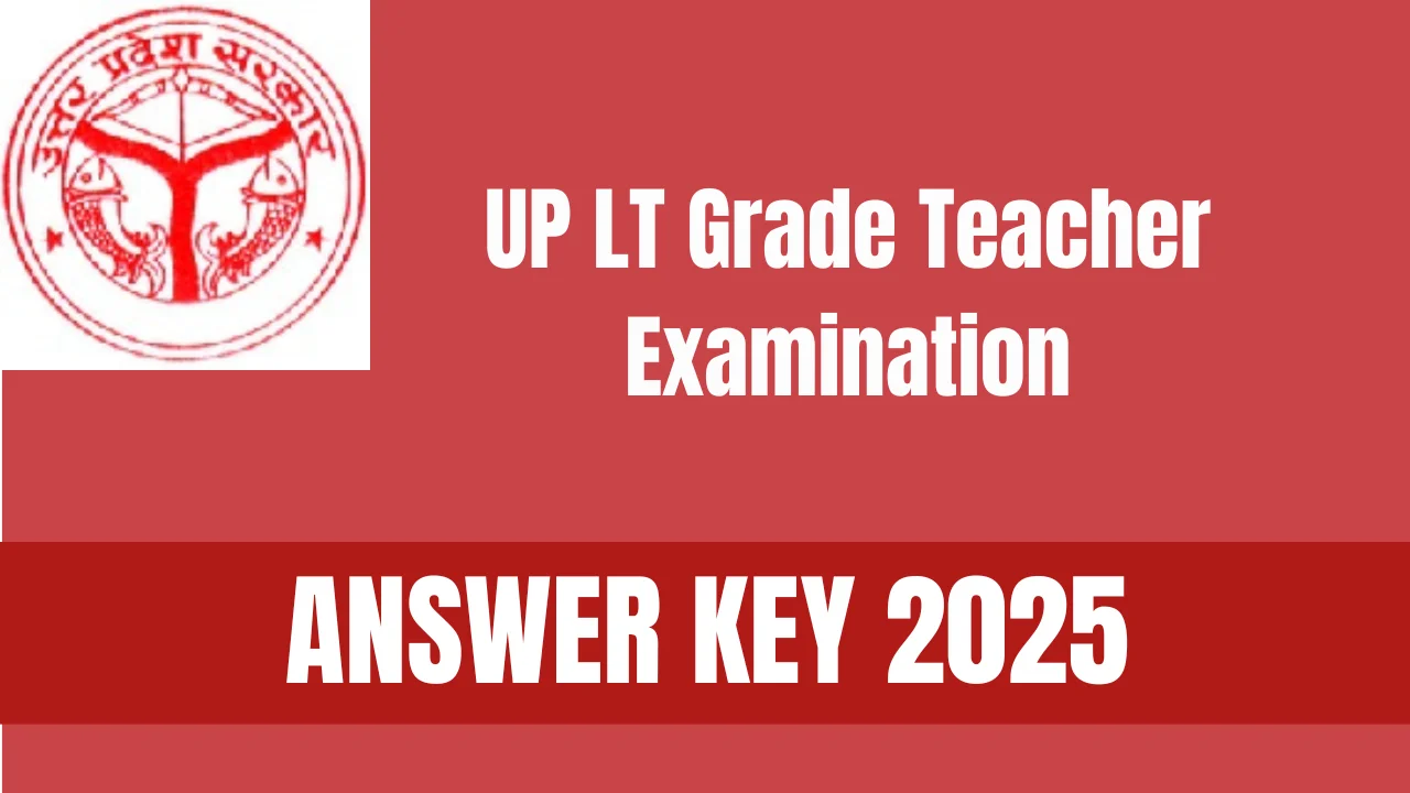 UP LT Grade Teacher Answer Key 2025