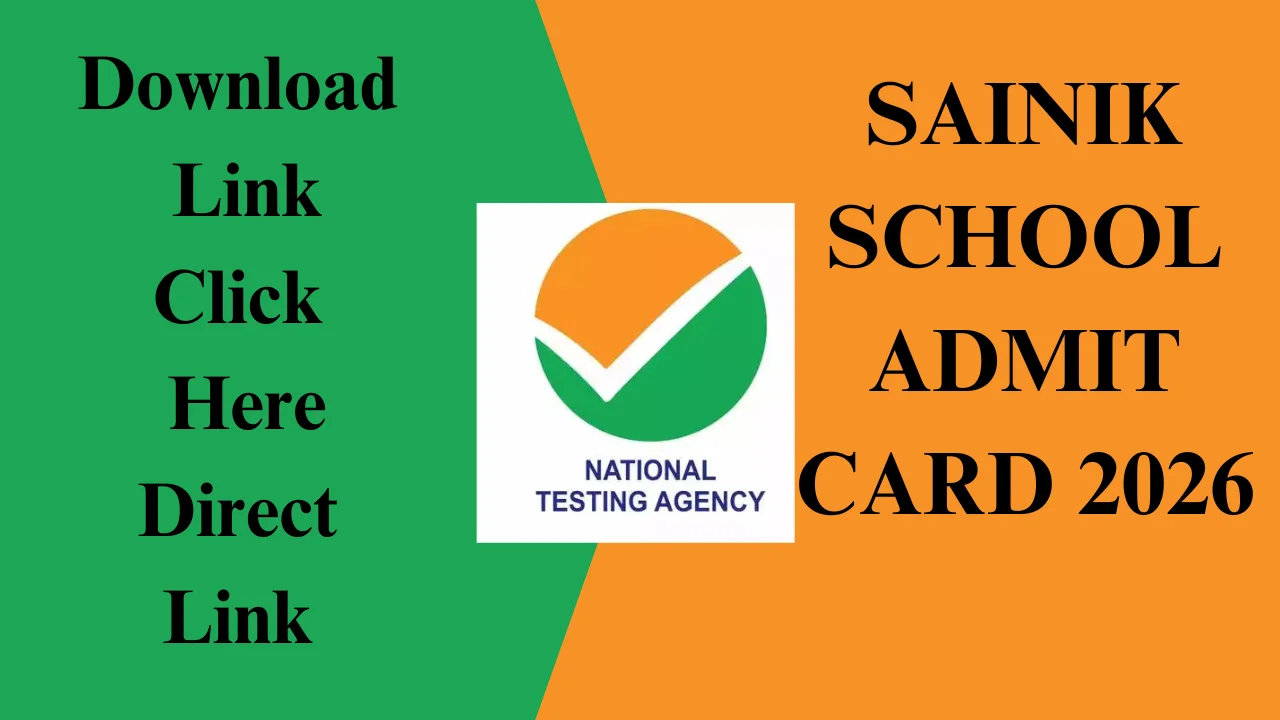 Sainik School Admit Card 2026