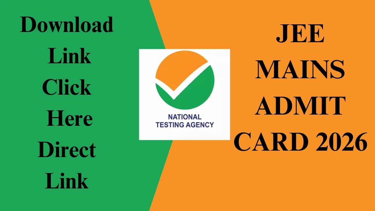 JEE Mains Admit Card 2026
