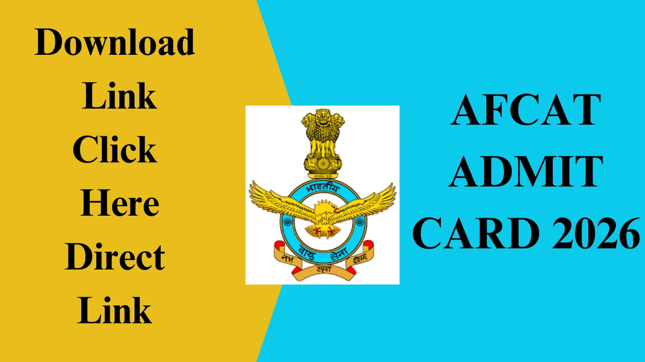 AFCAT Admit Card 2026
