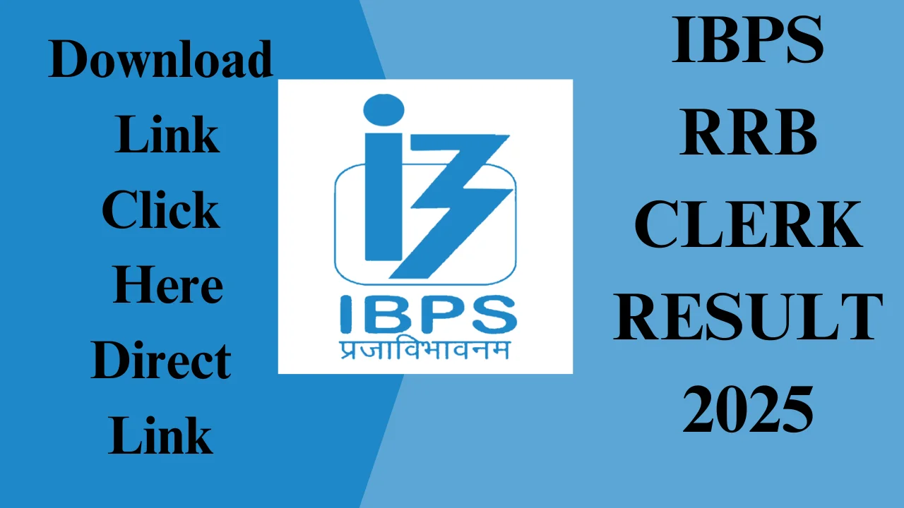 IBPS RRB Clerk Result 2025