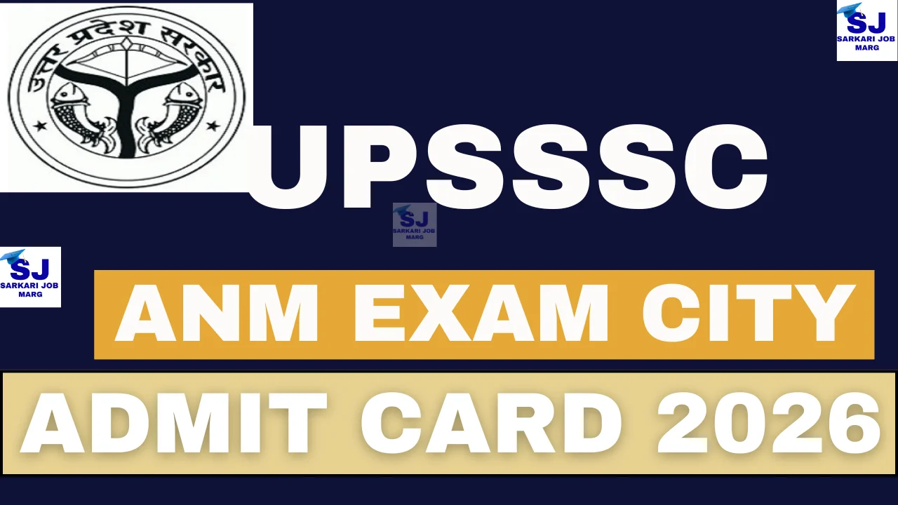 UPSSSC ANM Admit Card 2026