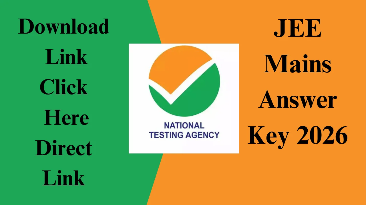 JEE Mains Answer Key 2026