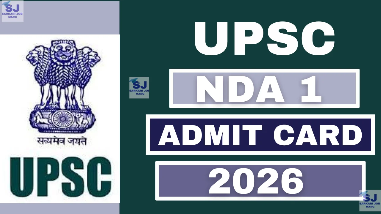 UPSC NDA Admit Card 2026