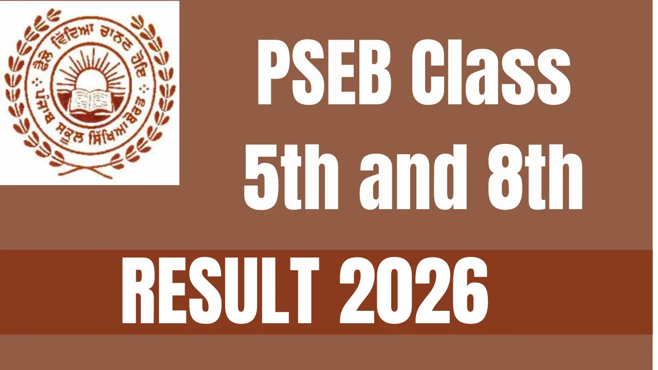 PSEB 5th 8th Result 2026