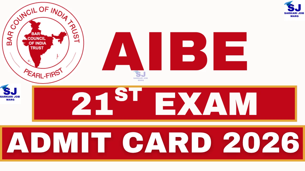 AIBE 21 Admit Card 2026